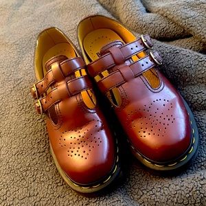 Dr. Martens smooth leather Mary Jane in Cherry red *make me an offer*